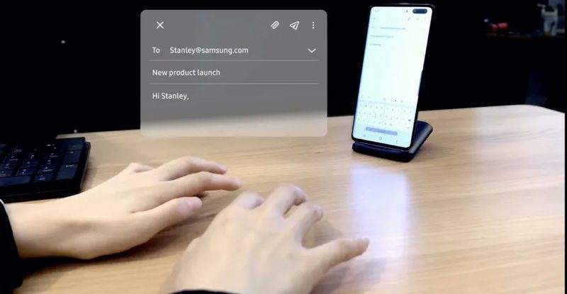 Samsung pokazuje SelfieType, nową wirtualną i niewidoczną klawiaturę