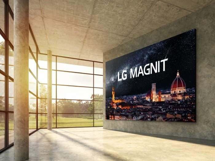 Firma LG wprowadziła na rynek MAGNIT, telewizor z technologią microLED