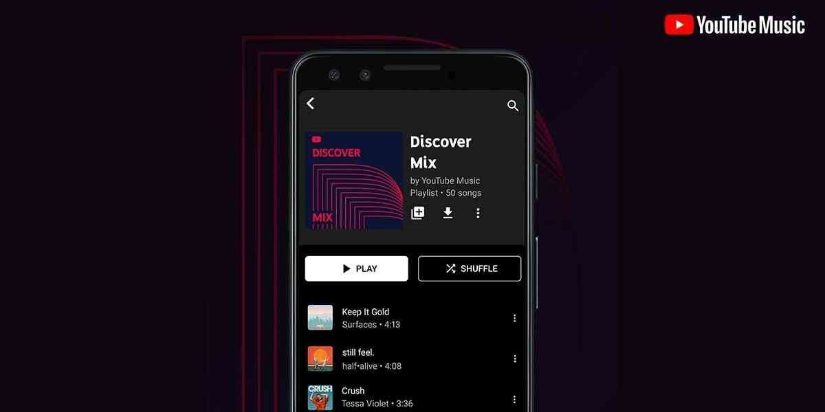 YouTube Music dodaje nową funkcję odkrywania nowych playlist