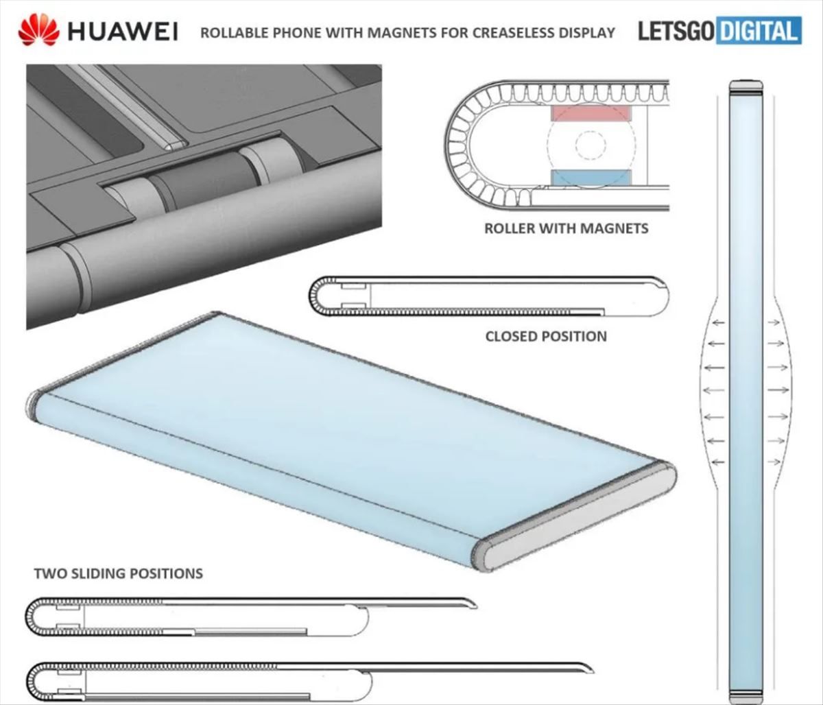 Huawei przygotowuje telefon z rolką zgodnie z patentem